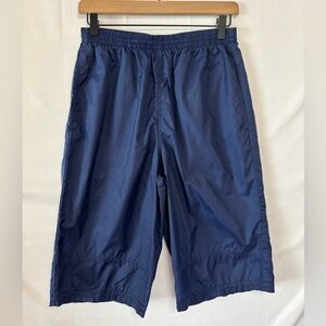 VINTAGE NIKE Navy Blue Windbreaker Shorts Size Medium